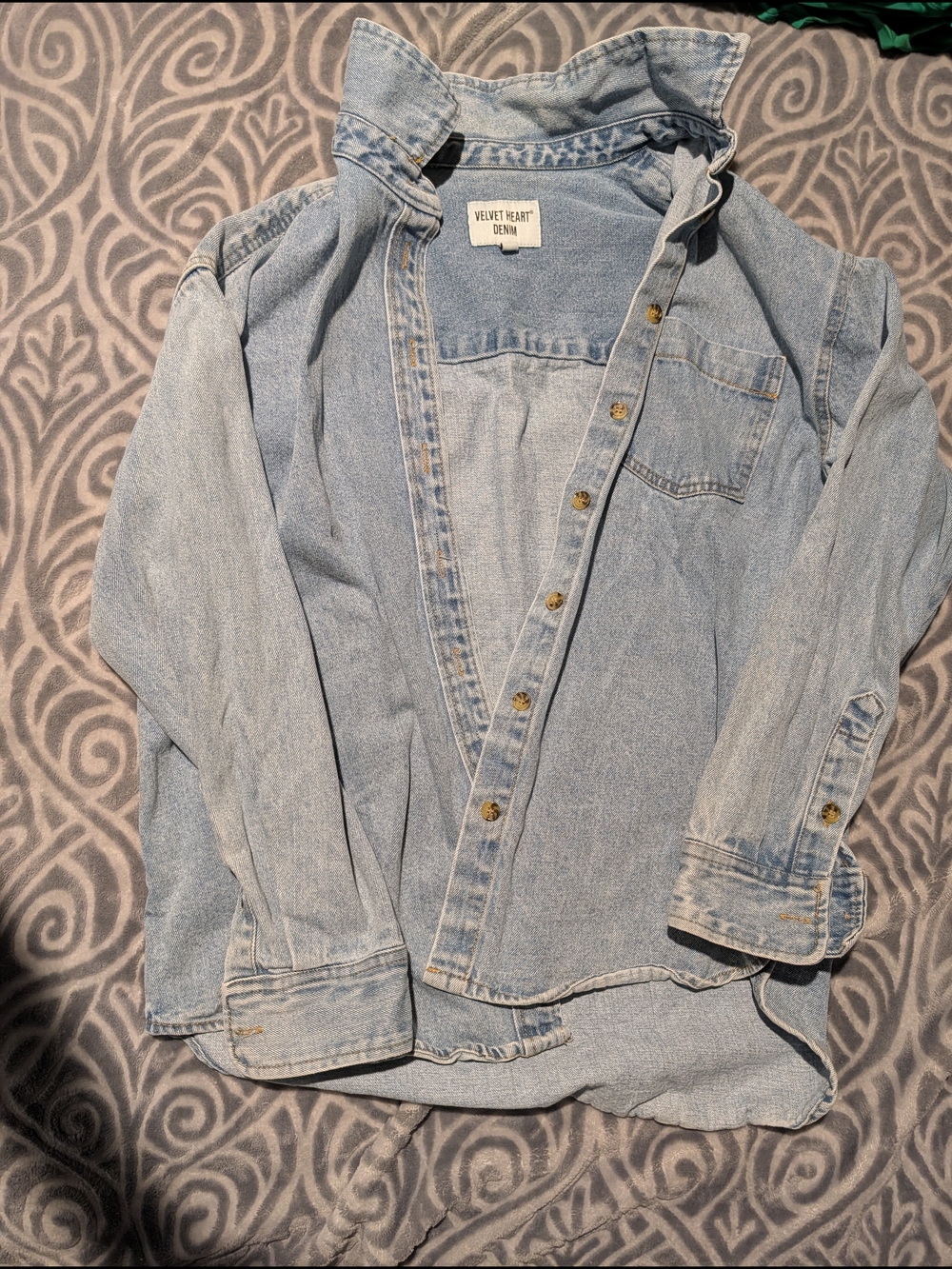 Velvet Heart Light Blue Denim Jacket